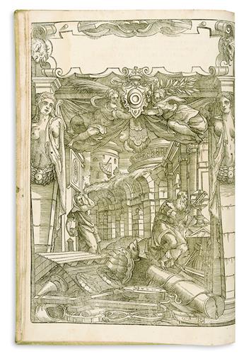 ARCHITECTURE.  Vitruvius Pollio, Marcus. I Dieci Libri dellArchitettura.  1556
